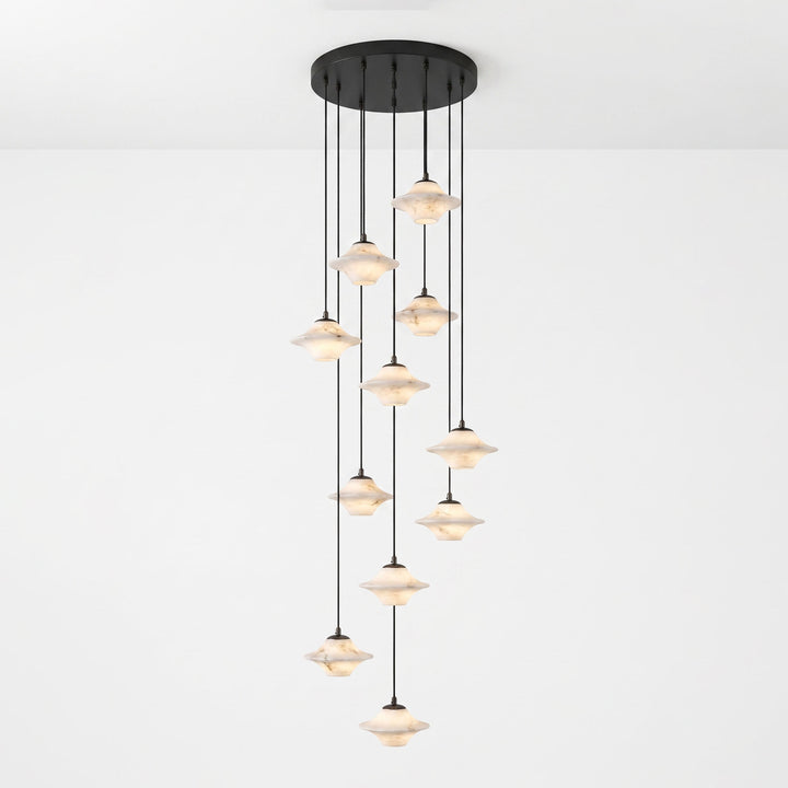 Saucer Alabaster Pendant Light - Vakkerlight