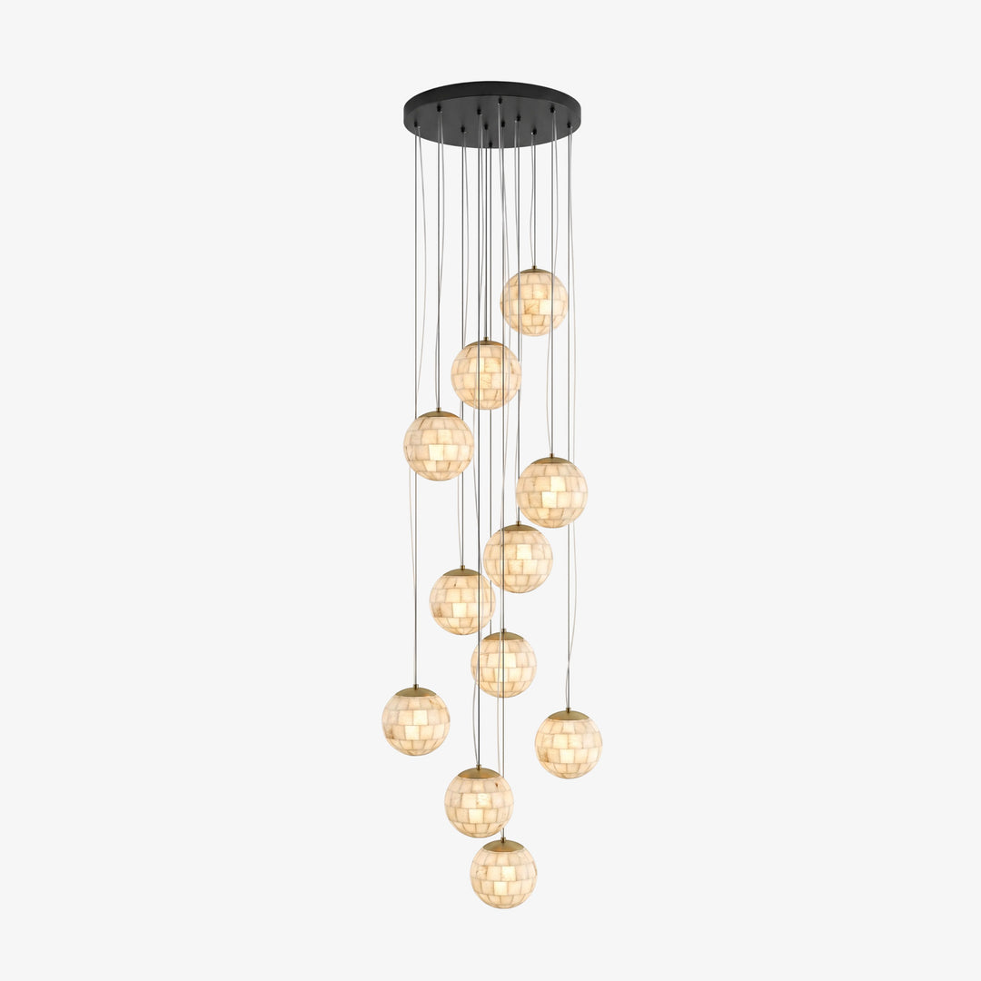 Alabaster Ball Pendant Light - Vakkerlight