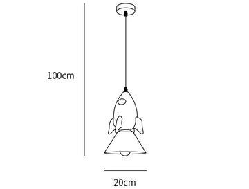 Candeeiros Suspensos Toys Figurine — Dimension drawings 5