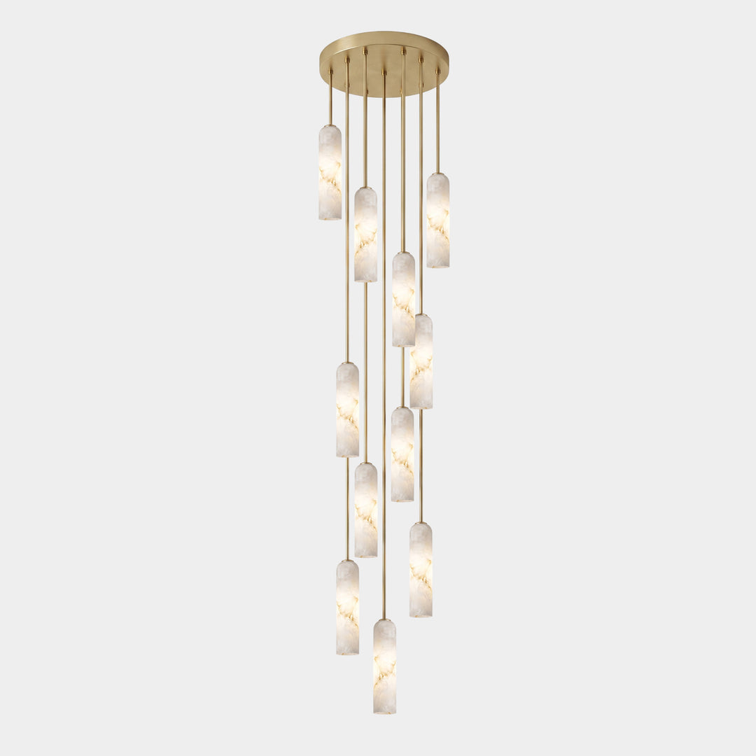 Alabaster Cylinder Pendant Light - Vakkerlight