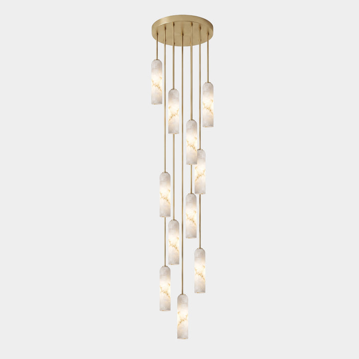 Alabaster Cylinder Pendant Light - Vakkerlight