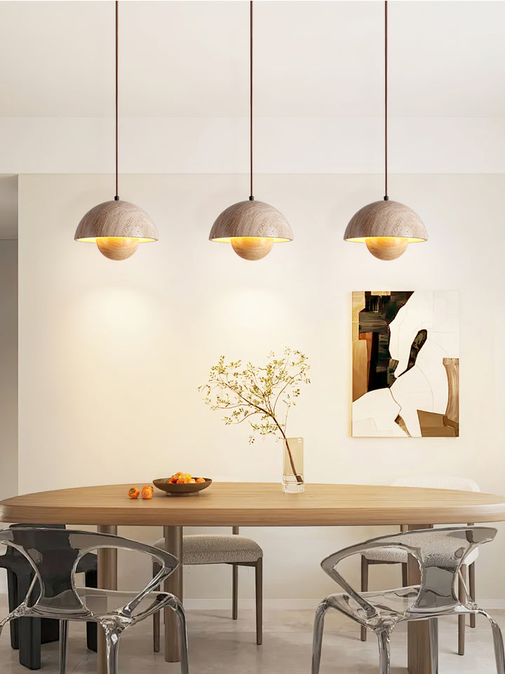 Bud Travertine Pendant Lamp - Vakkerlight