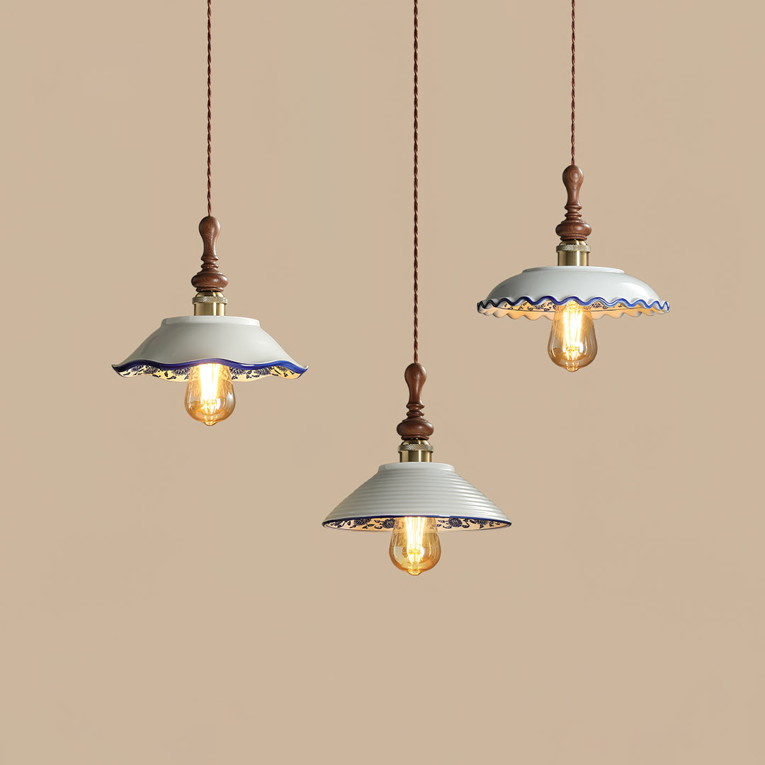 Bellaria Ceramic Pendant Light - Vakkerlight