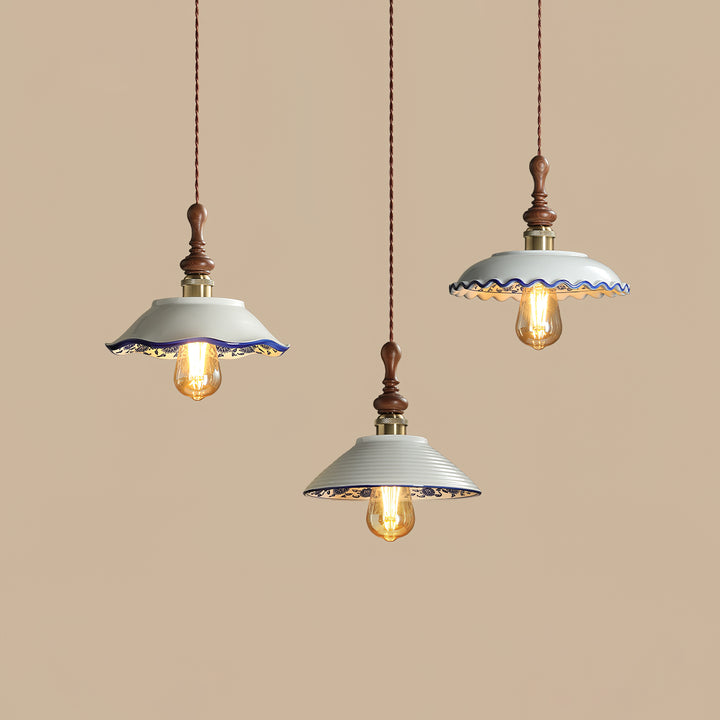 Bellaria Ceramic Pendant Light - Vakkerlight