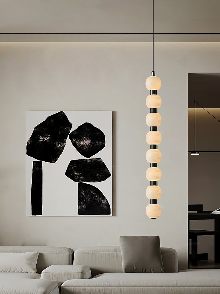 Orbique Alabaster Pendant Lamp - Vakkerlight