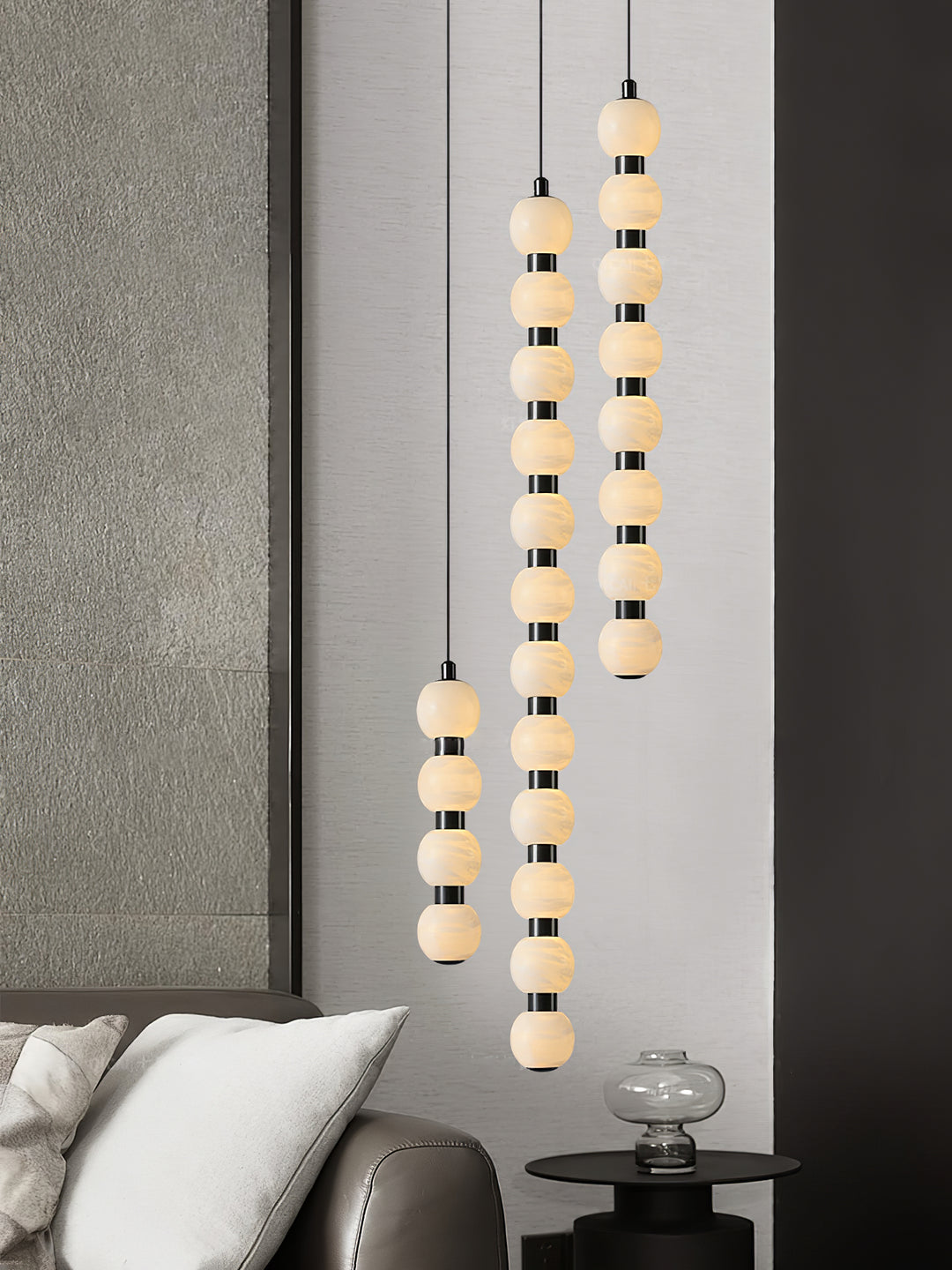 Orbique Alabaster Pendant Lamp - Vakkerlight