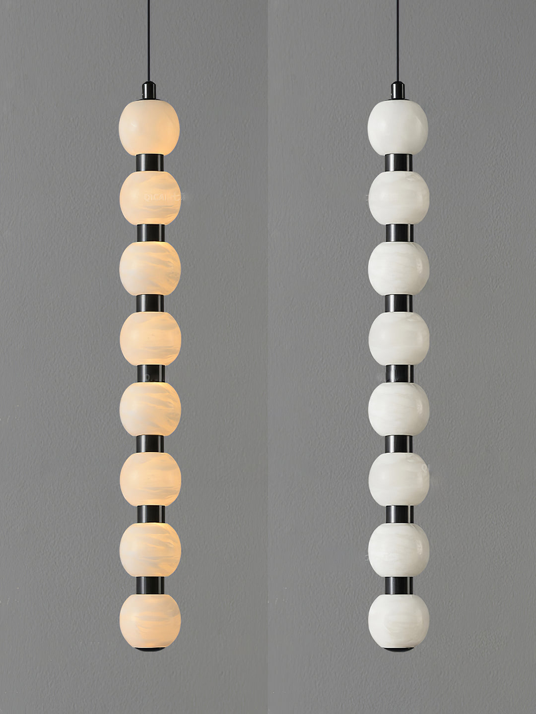 Orbique Alabaster Pendant Lamp - Vakkerlight