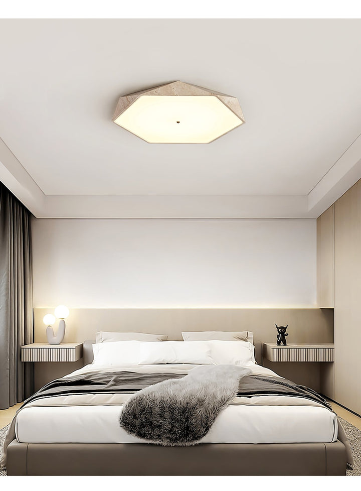 Lunarc Stone Ceiling Lamp - Vakkerlight