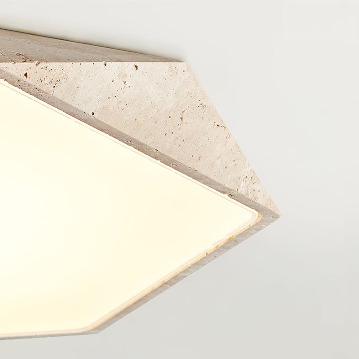 Lunarc Stone Ceiling Lamp - Vakkerlight