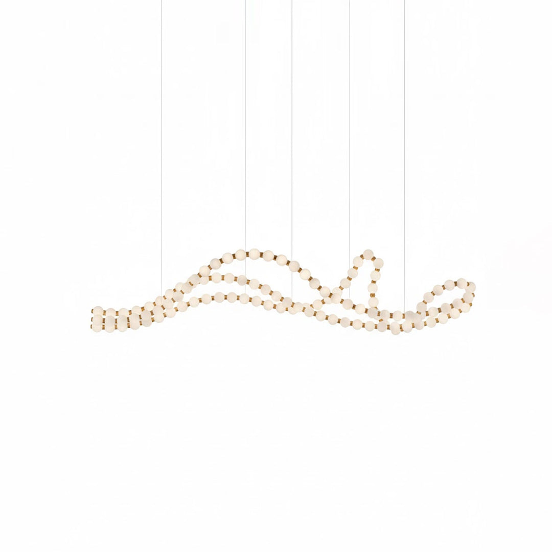 Pearl Necklace Balls Chandelier - Vakkerlight