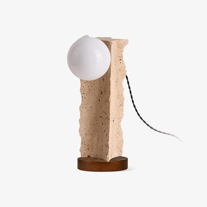Terra Travertine Orb Table Lamp - Vakkerlight