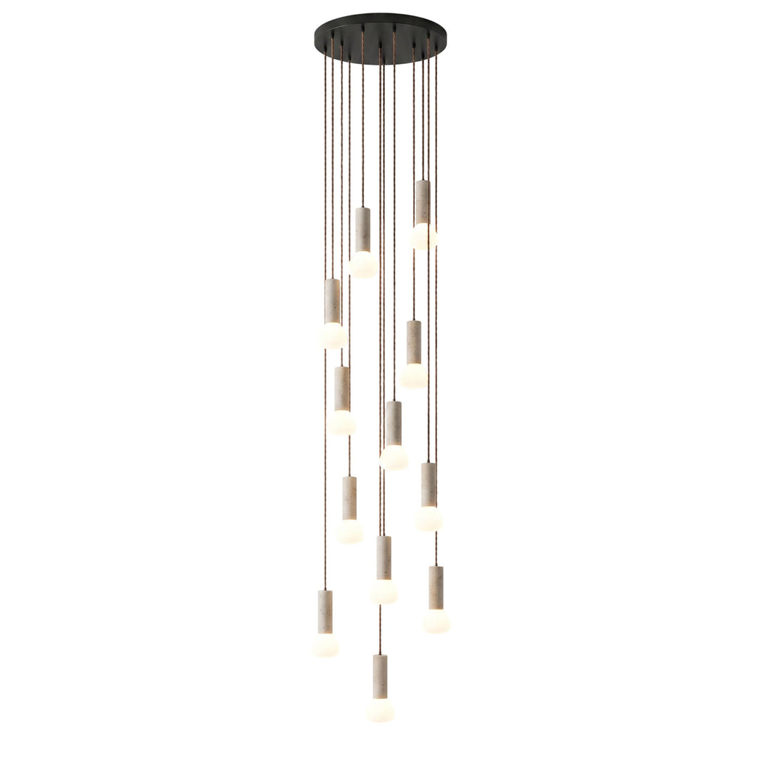 Matchstick Travertine Pendant Lamp - Vakkerlight