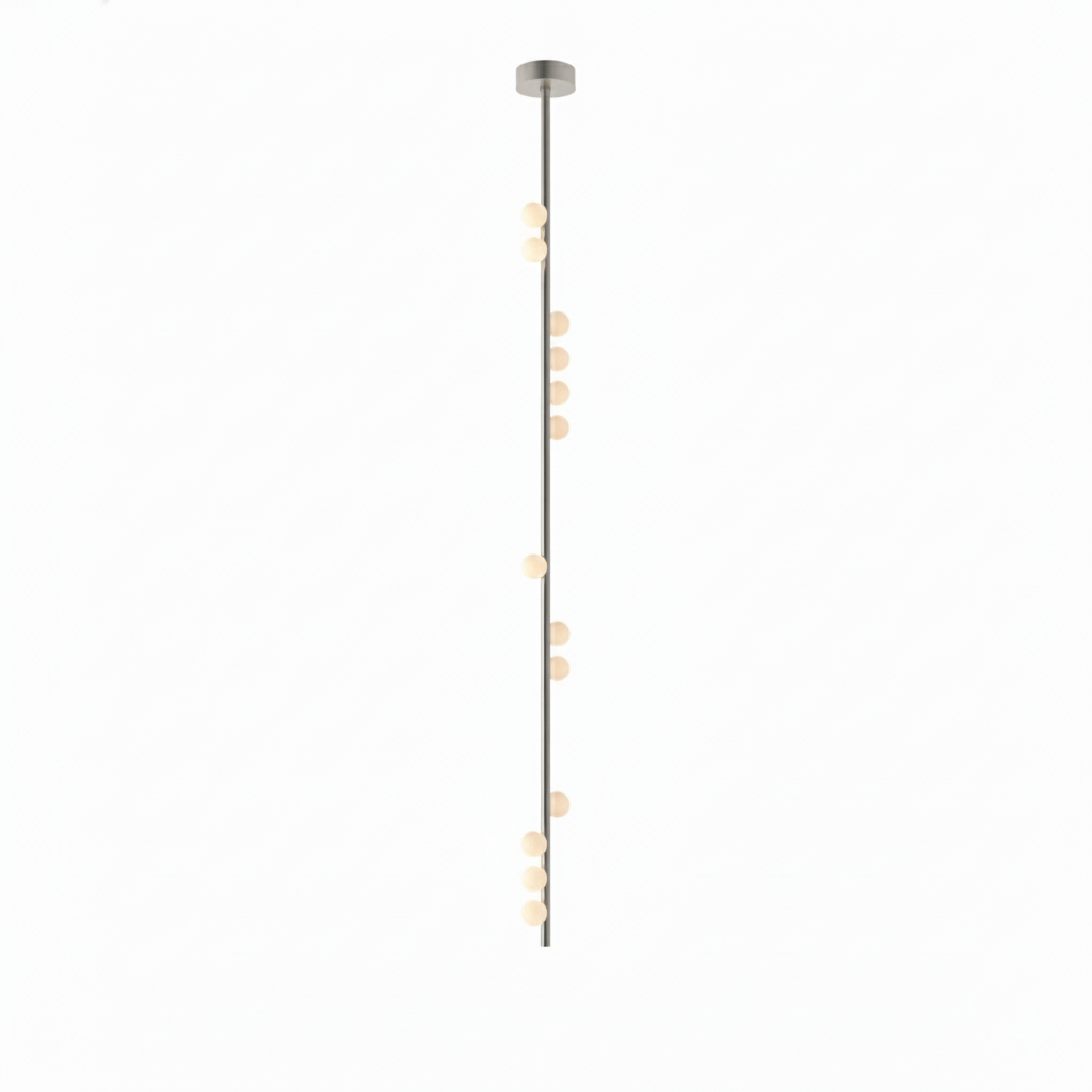 Brass Glass Drop Chandelier - Vakkerlight