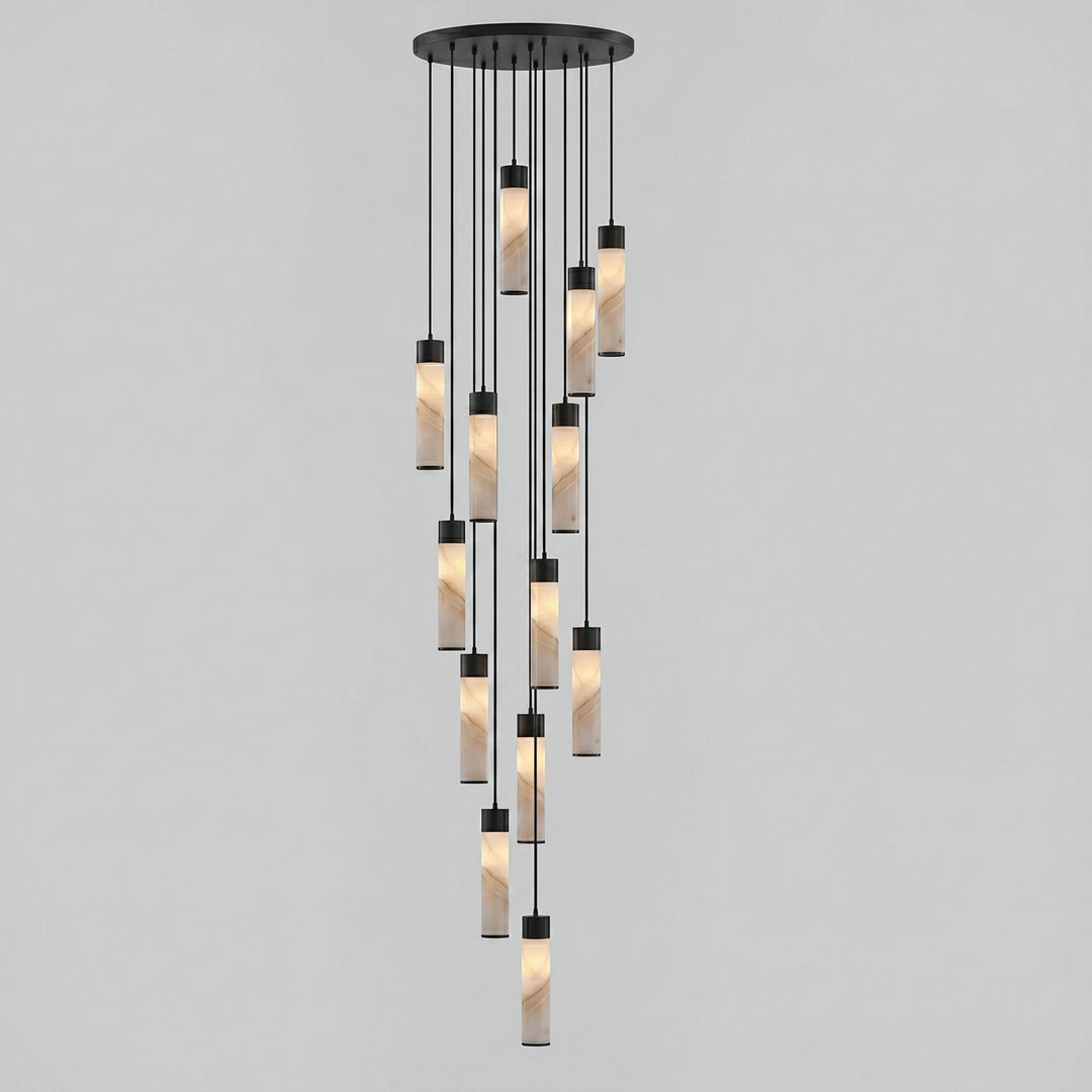 Alabaster Tala Brass Pendant Lamp - Vakkerlight