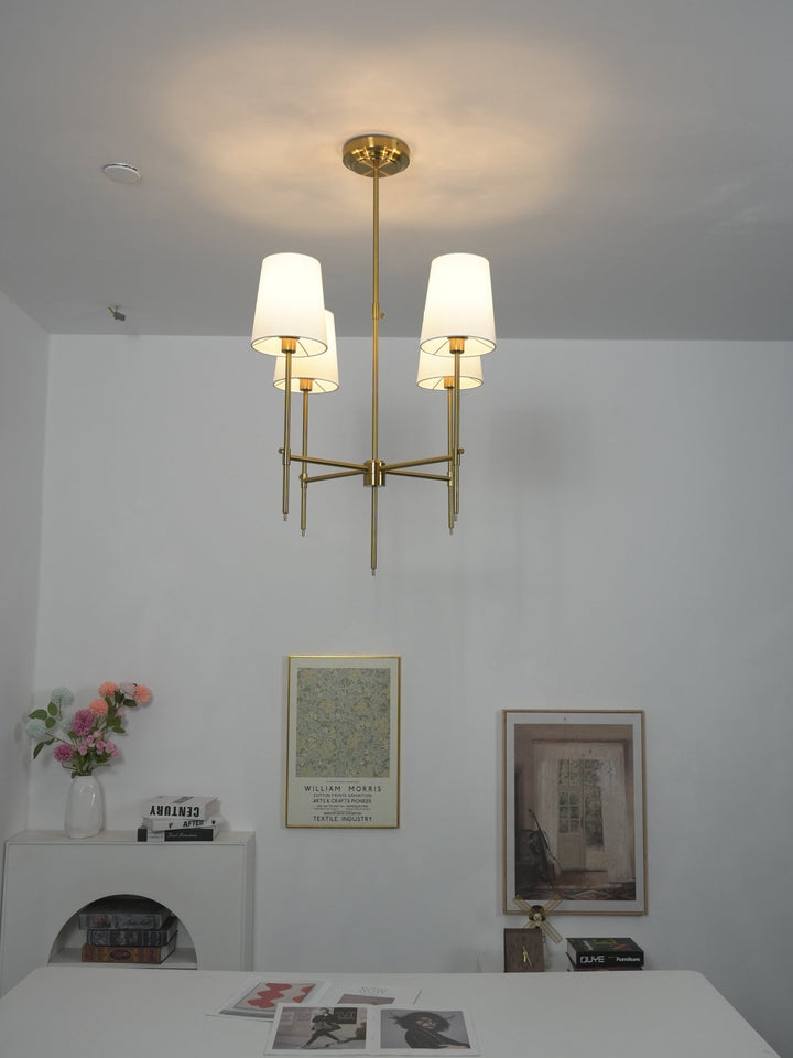 Elowen Brass Chandelier - Vakkerlight