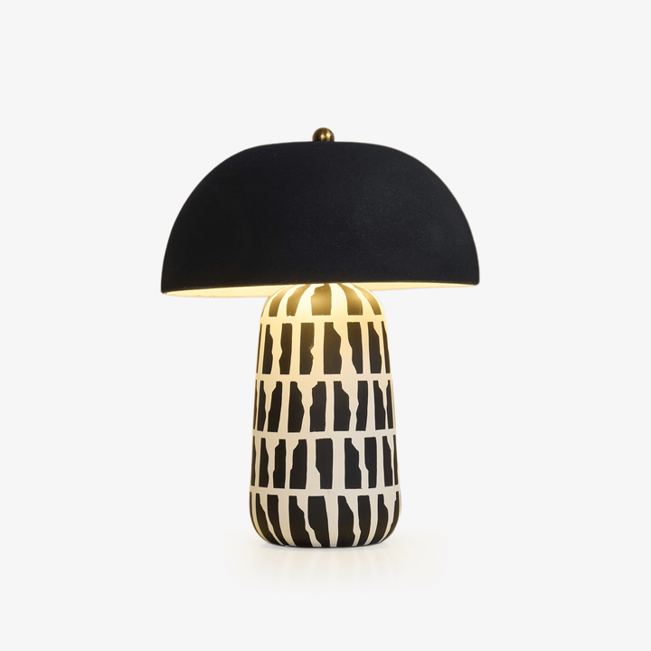 Geometric Pattern Ceramic Table Lamp - Vakkerlight