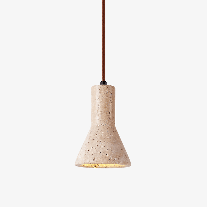 Funnel Travertine Pendant Lamp - Vakkerlight