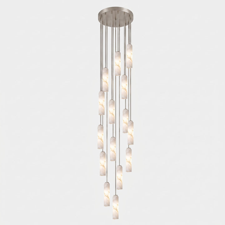 Alabaster Cylinder Pendant Light - Vakkerlight