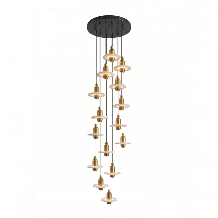Saturn Alabaster Pendant Light - Vakkerlight