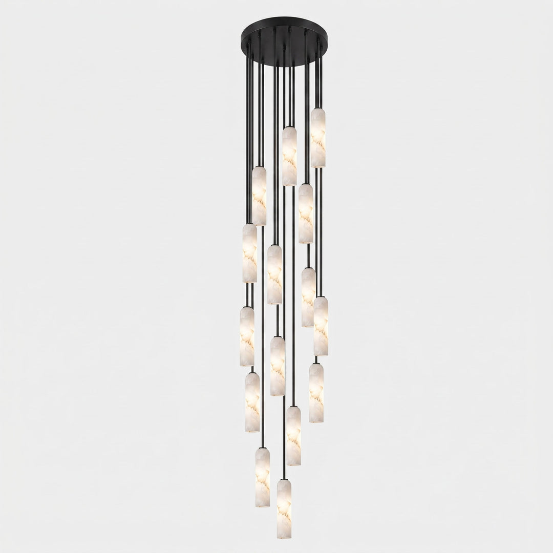 Alabaster Cylinder Pendant Light - Vakkerlight