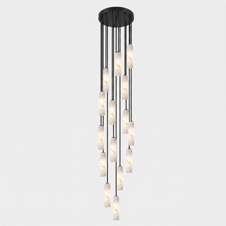 Alabaster Cylinder Pendant Light - Vakkerlight