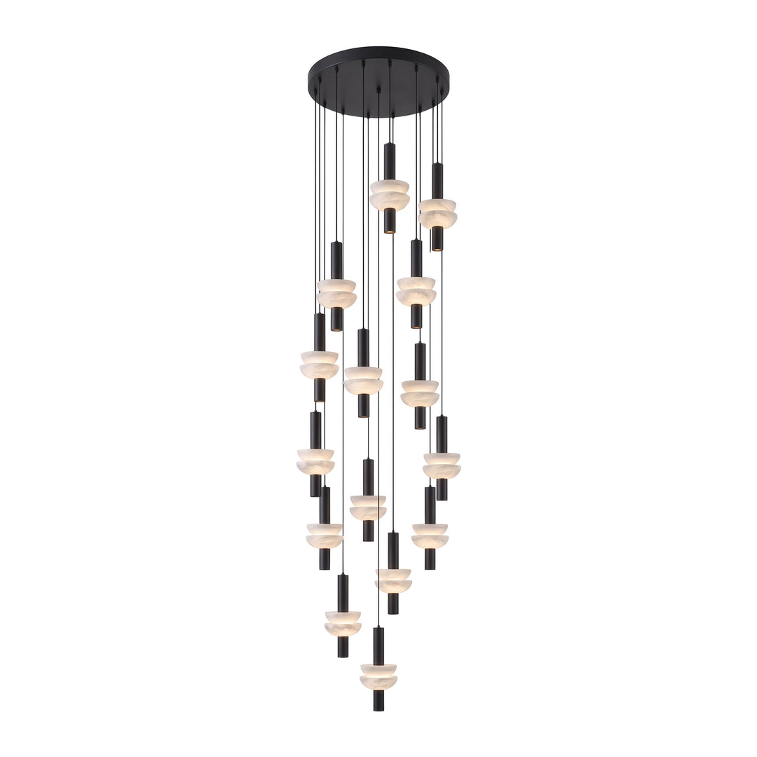 Alabaster Column Pendant Lamp - Vakkerlight