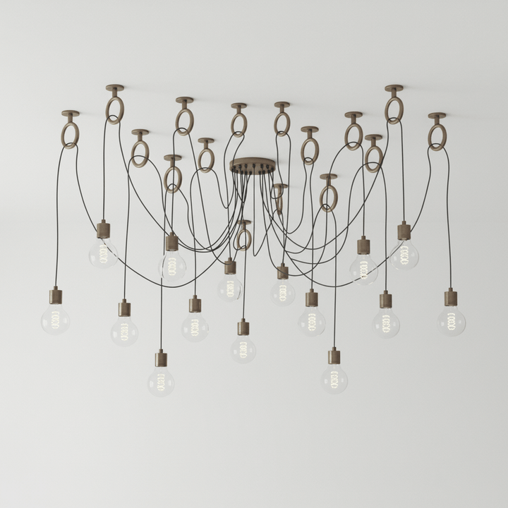 Industrial Spider Chandelier - Vakkerlight