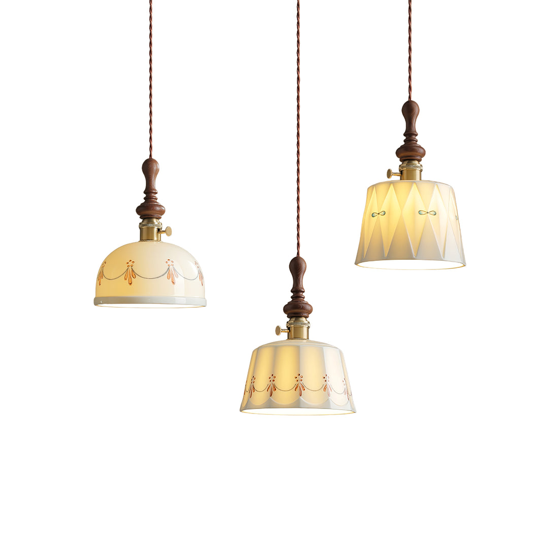 Roselind Ceramic Pendant Light - Vakkerlight