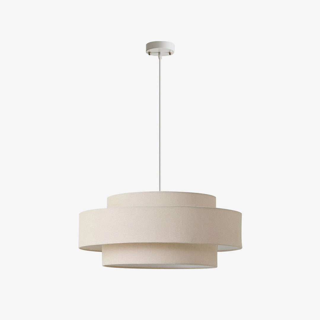 Mesa Tiered Linen Pendant Lamp - Vakkerlight