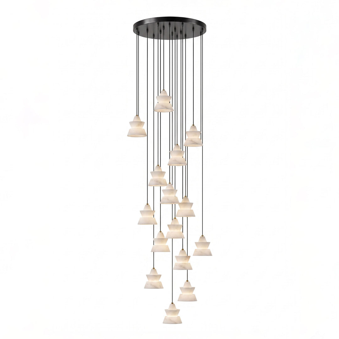 Trivola Alabaster Pendant Light - Vakkerlight