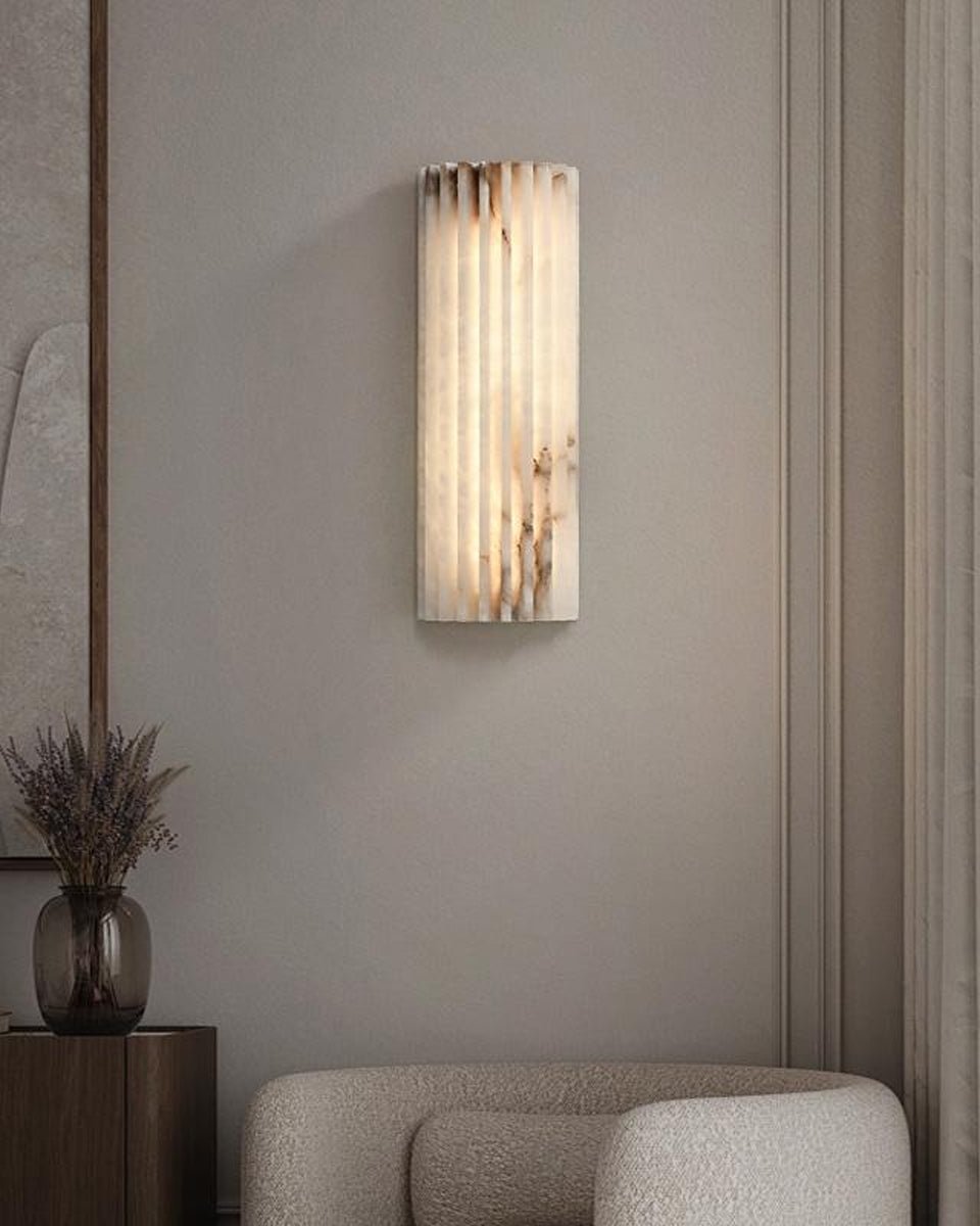 Alvia Alabaster Wall Light - Vakkerlight