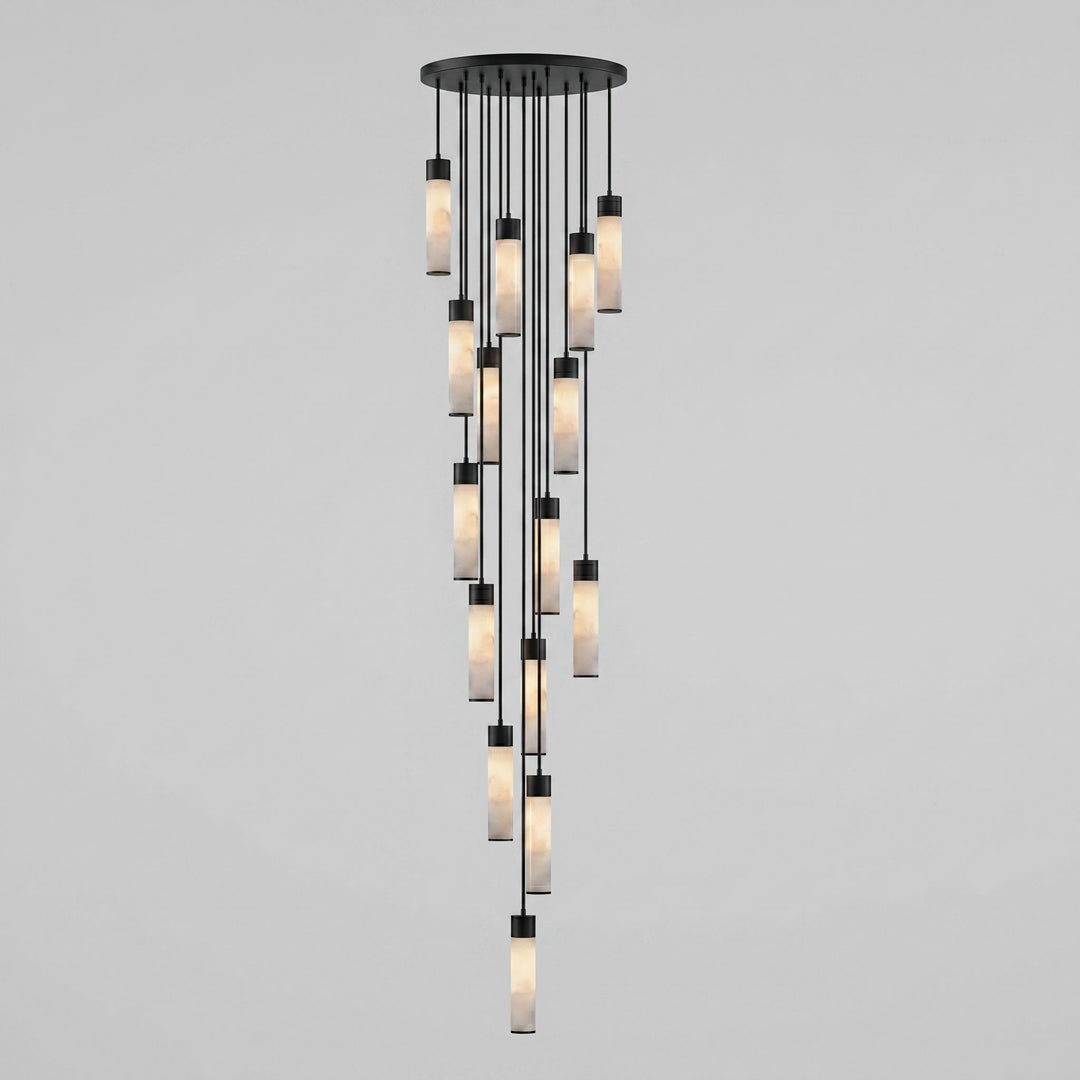 Alabaster Tala Brass Pendant Lamp - Vakkerlight