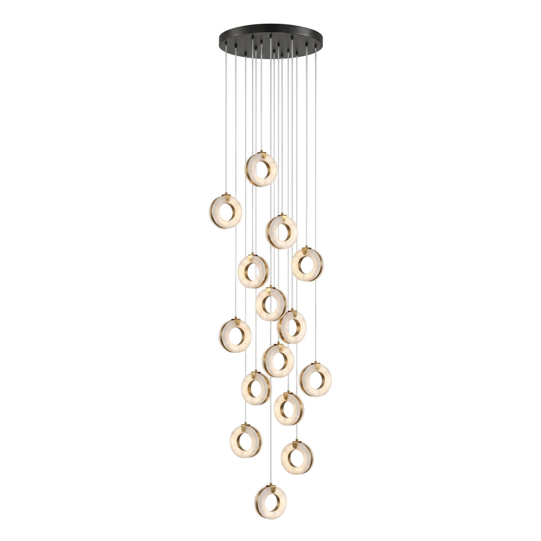 Alabaster Ring Pendant Light - Vakkerlight