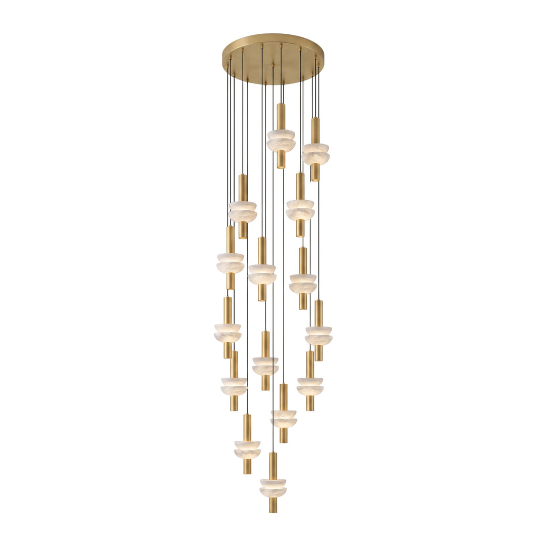 Alabaster Column Pendant Lamp - Vakkerlight