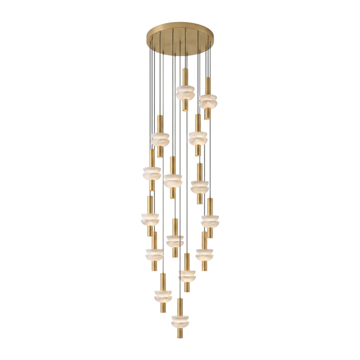 Alabaster Column Pendant Lamp - Vakkerlight