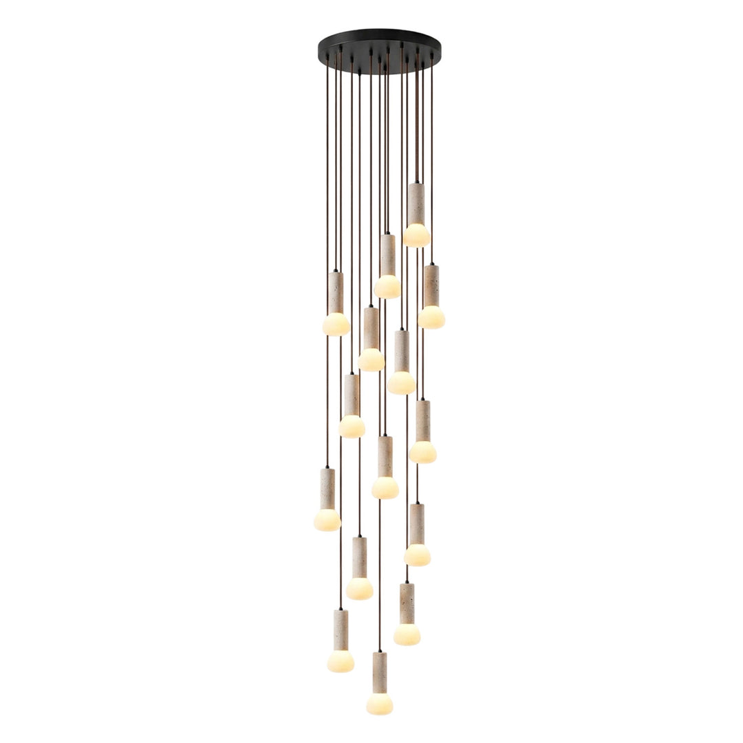 Matchstick Travertine Pendant Lamp - Vakkerlight