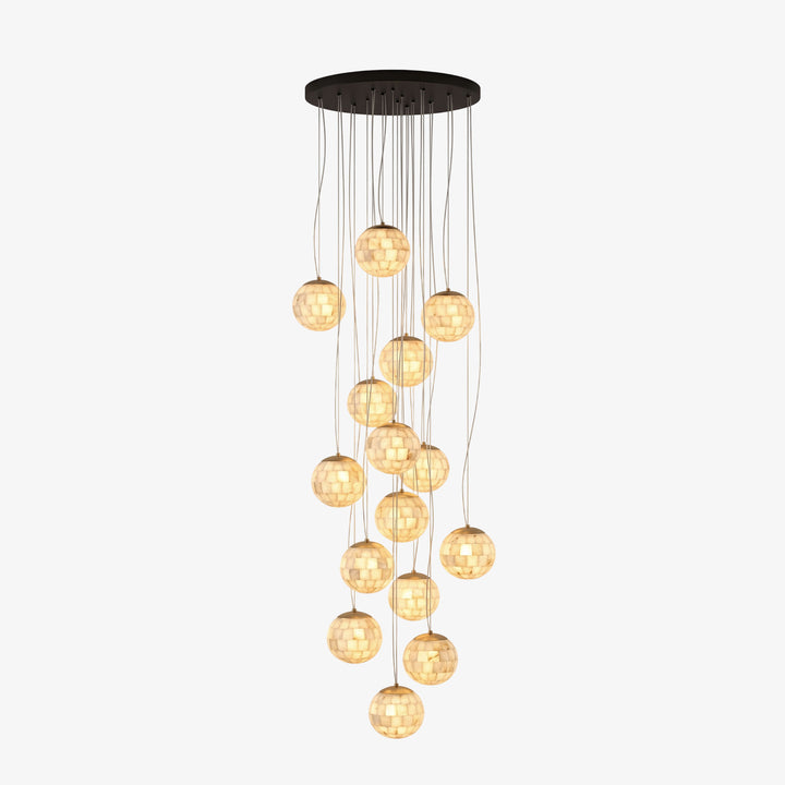 Alabaster Ball Pendant Light - Vakkerlight