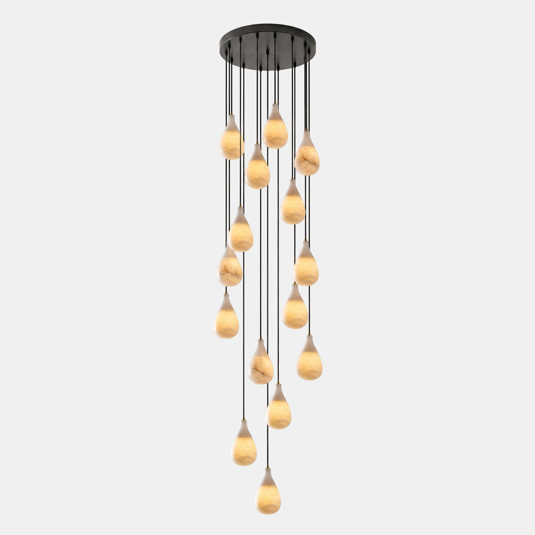 Alabaster Raindrop Pendant Light - Vakkerlight