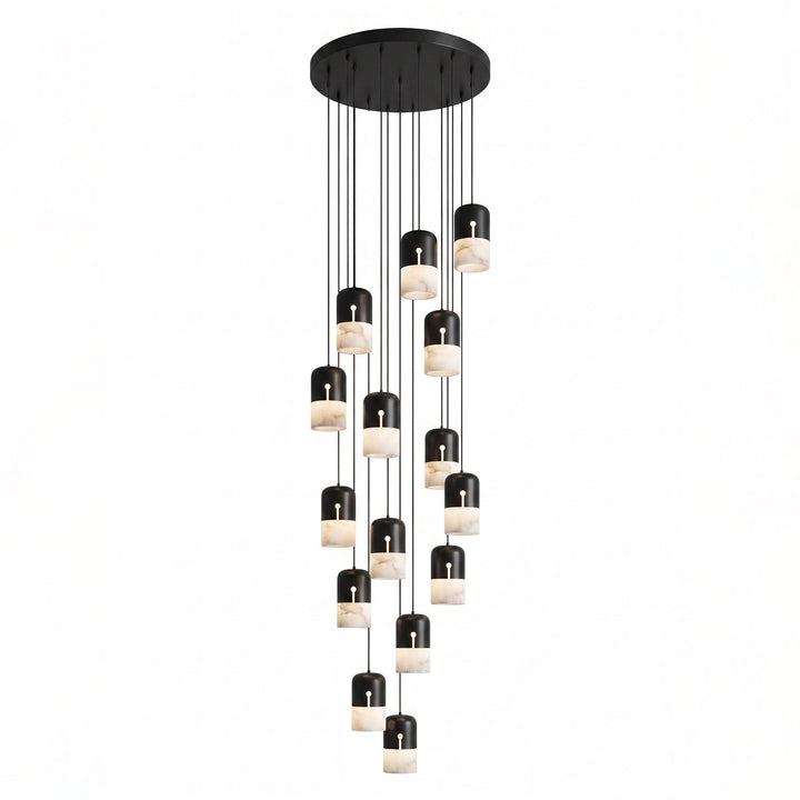 Duotone Capsule Alabaster Pendant Lamp - Vakkerlight