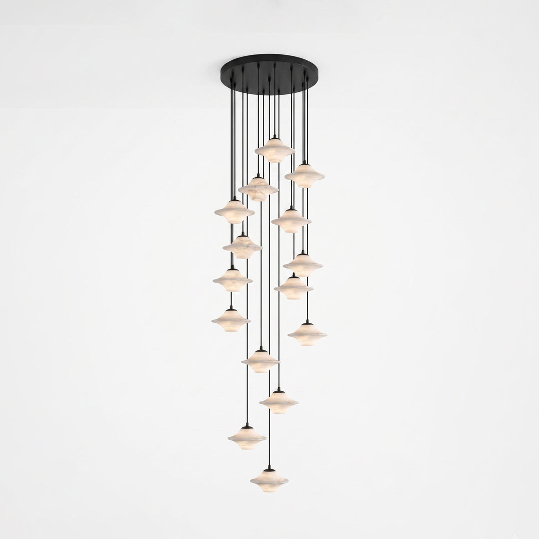 Saucer Alabaster Pendant Light - Vakkerlight