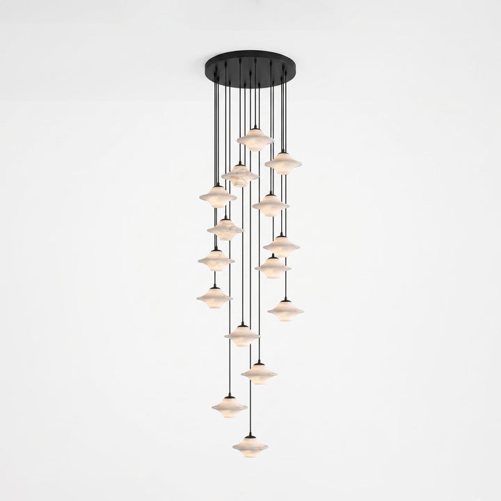 Saucer Alabaster Pendant Light - Vakkerlight