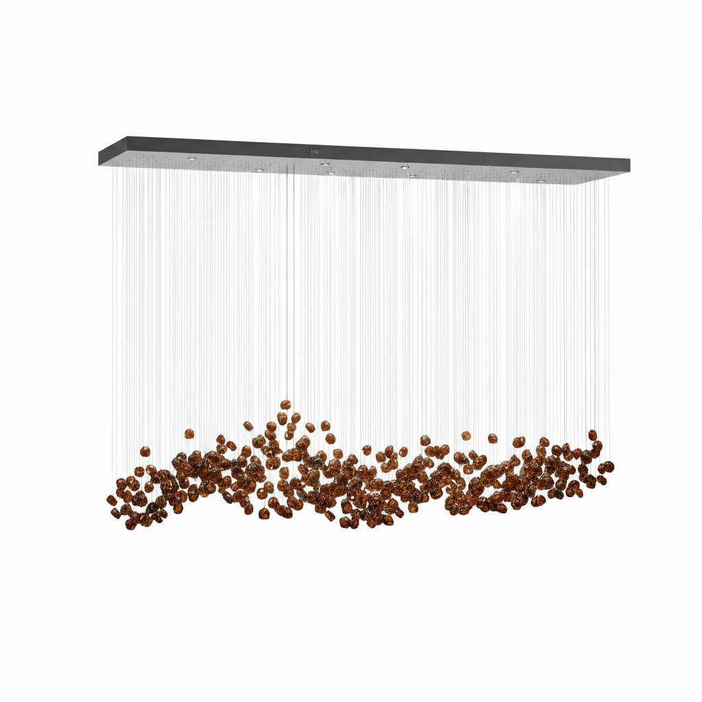 Crystal Stone Chandelier - Vakkerlight