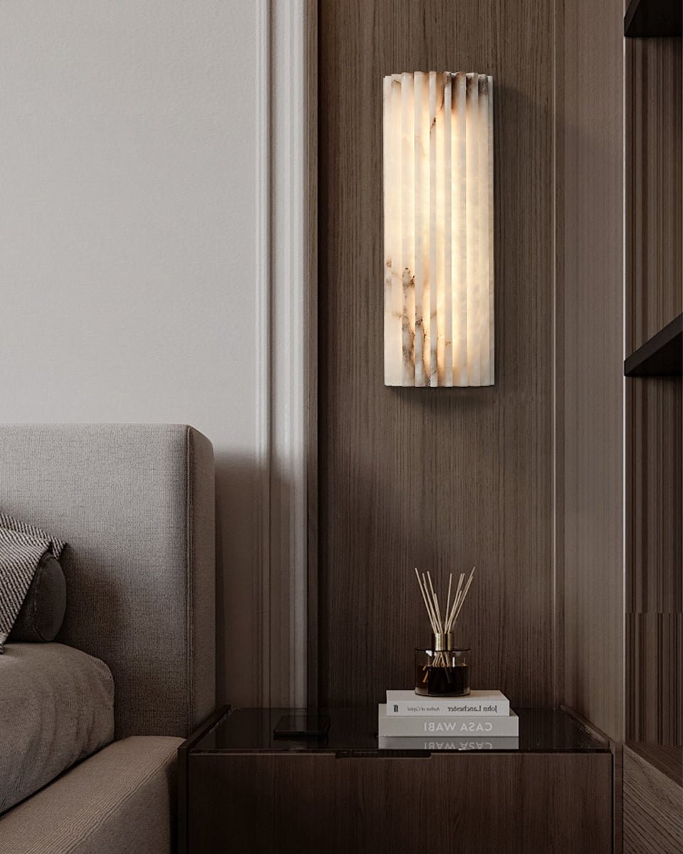 Alvia Alabaster Wall Light - Vakkerlight
