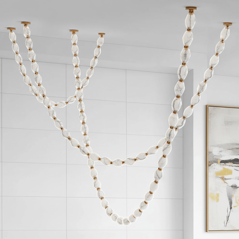 Glass Chain Chandelier - Vakkerlight