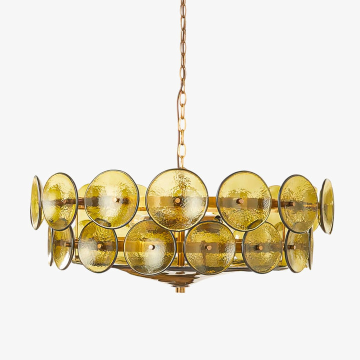 Solaris Disc Murano Chandelier - Vakkerlight