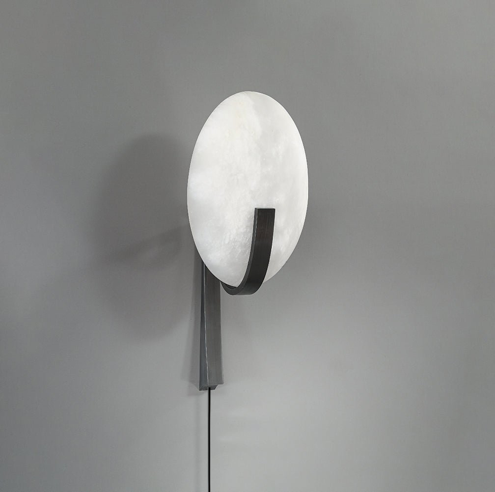 Alice Alabaster Plug-in Wall Lamp