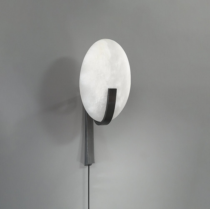 Alice Alabaster Plug-in Wall Lamp