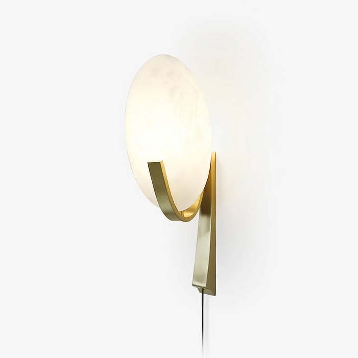 Alice Alabaster Plug-in Wall Lamp