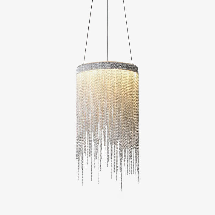 Aluminum Chain Tassel Pendant Light - Vakkerlight