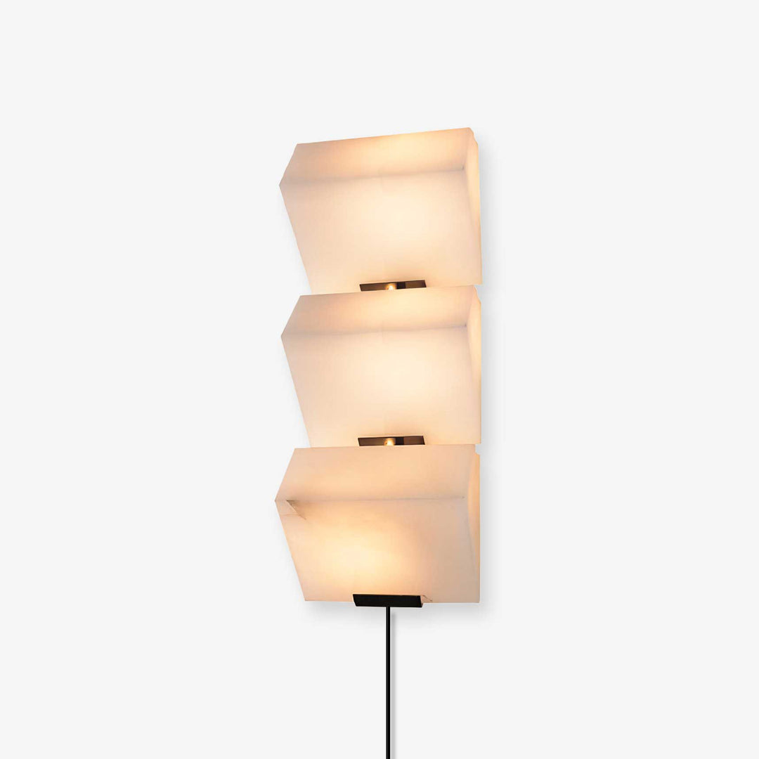 Alabaster Staircase Plug - in Wall Lamp - Vakkerlight